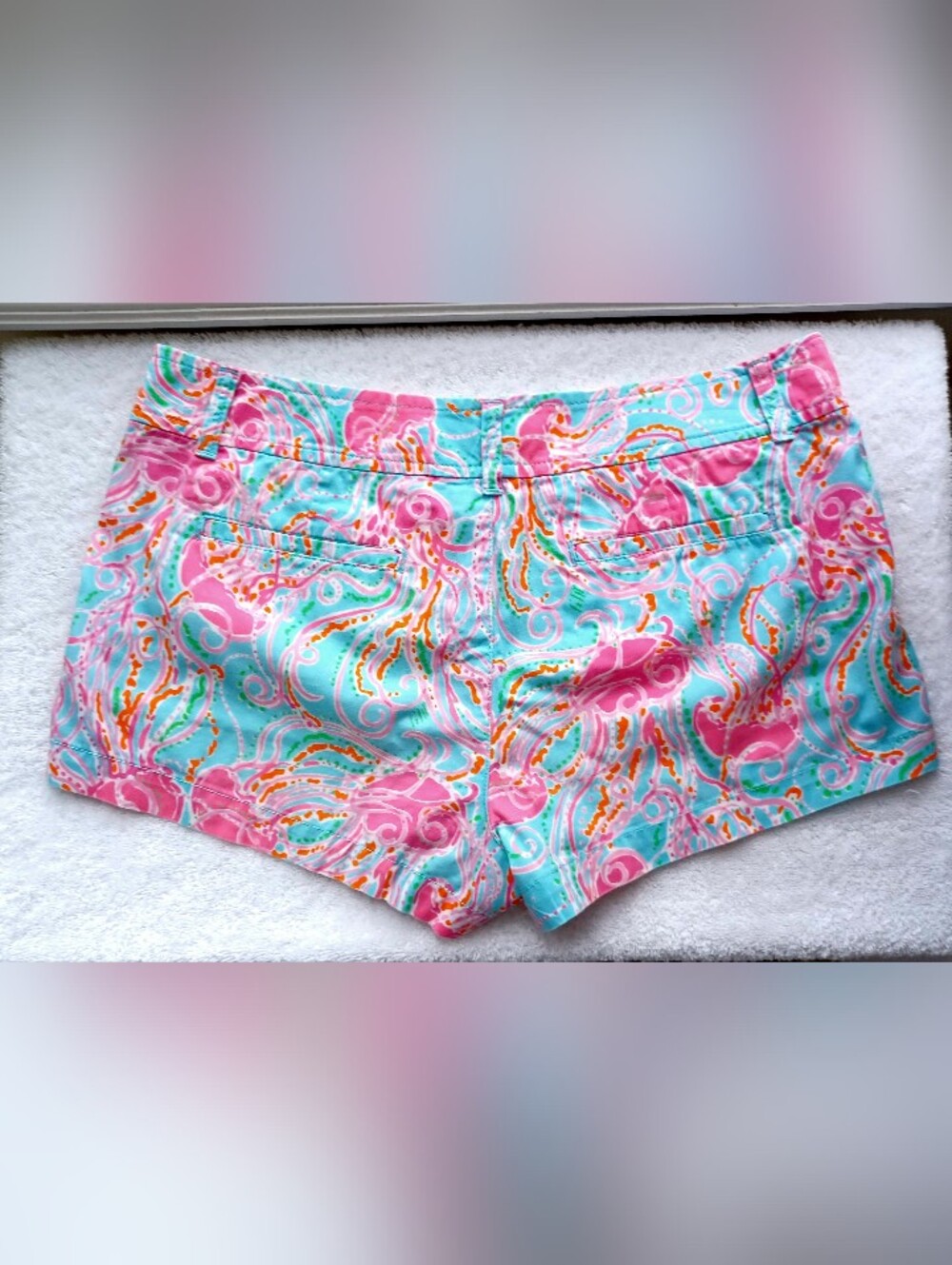 Lilly Pulitzer The Walsh Jelly Fish Print Shorts, Size 8 - Picture 7 of 16